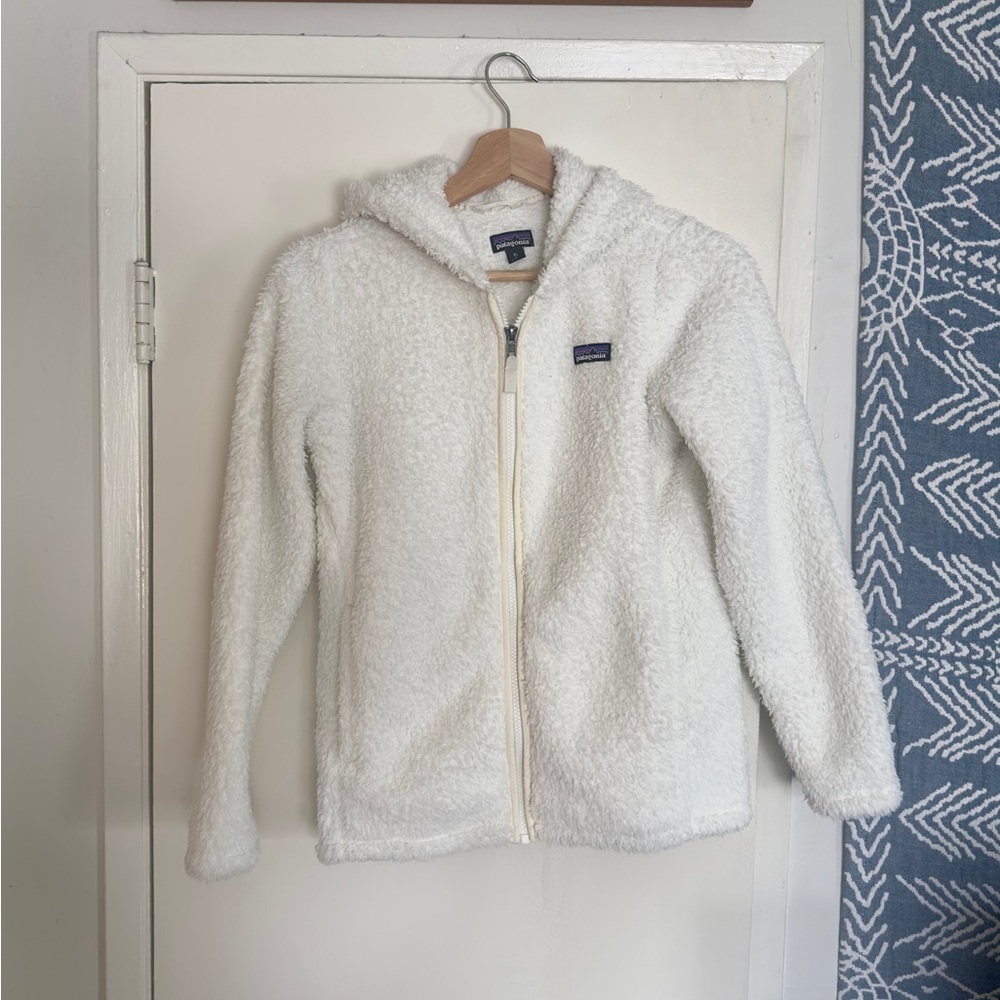Patagonia White Fleece Jacket